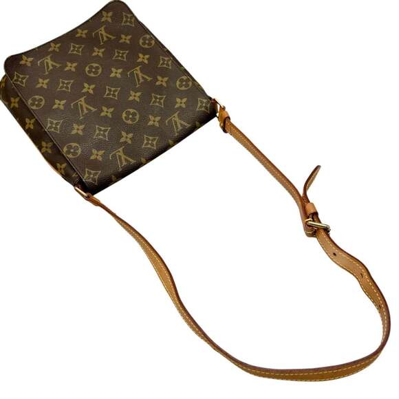 LOUIS VUITTON Brown Monogram Canvas Shoulder Bag